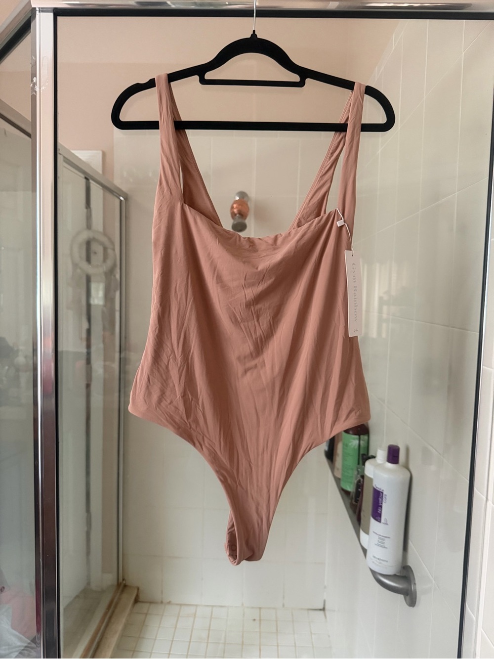 Rainbow Dusty Rose Scoop Bodysuit Bandeau